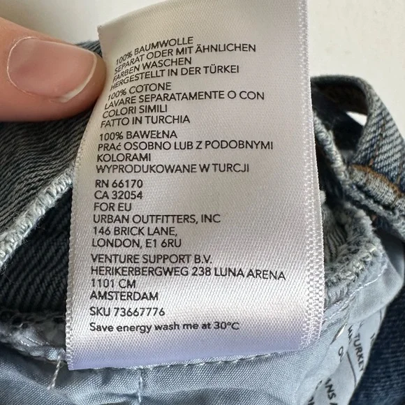 Urban Outfitters BDG Men’s Denim Blue Dad Jeans Size W32 X L34 EUC - Picture 8 of 8